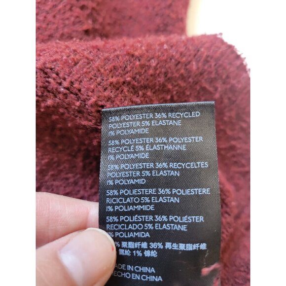 Anthropolgie Burgundy Dolman Sleeve V Neck Sweater Size XS Office Wear Lagenlook - Picture 9 of 9